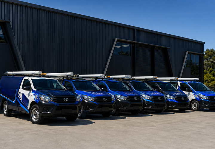 Fleet of Enfield Blocked Drains plumbing vans